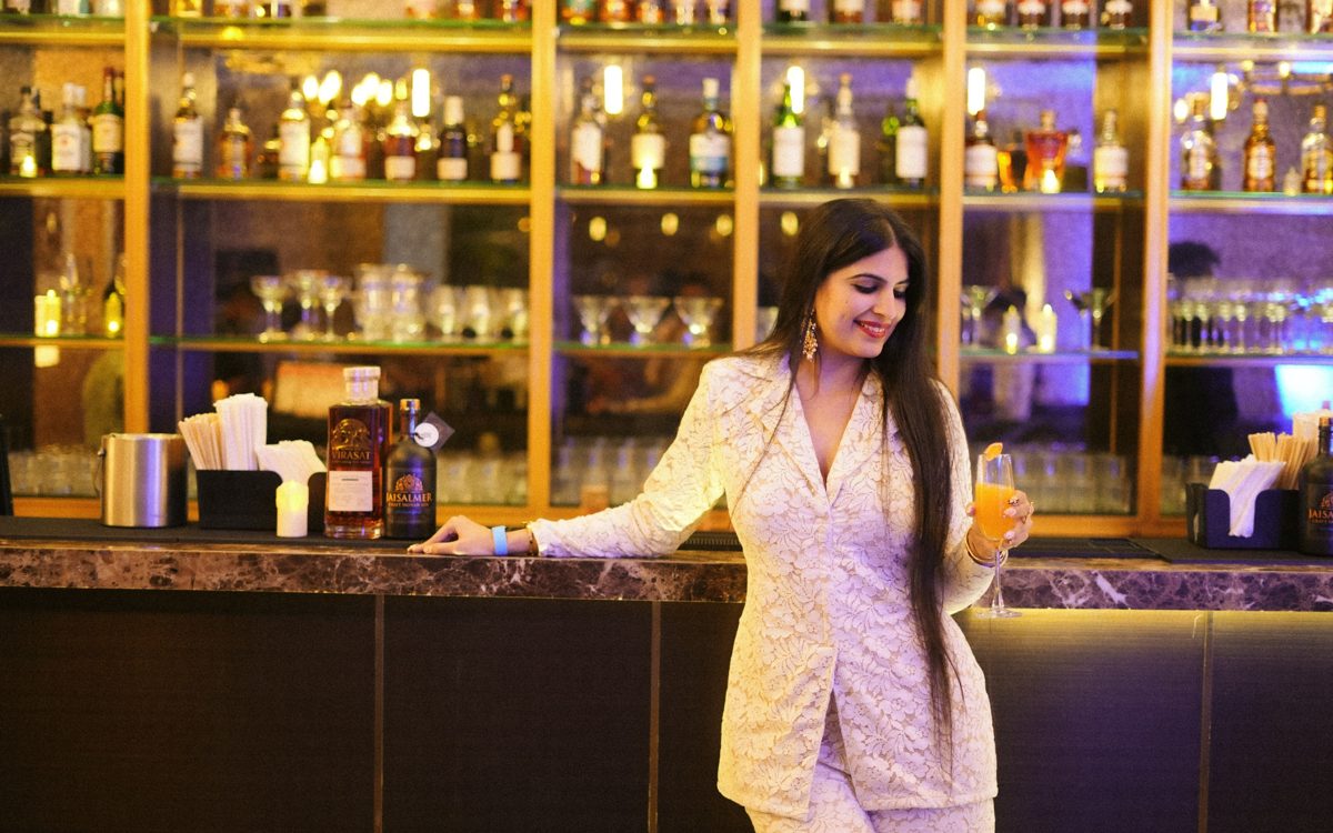 Bar fashion shoot