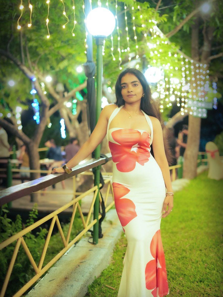 Evening fashion shoot